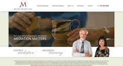 Desktop Screenshot of mediationmatters.com
